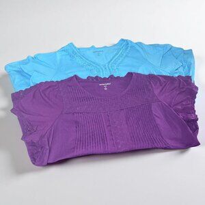 Woman Within Bundle of 2 Tunic Tees Size 2 X